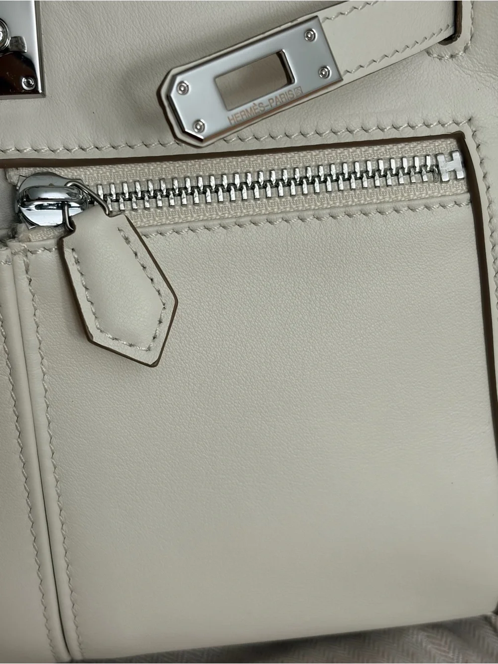 Cream KELLY LAKIS 25 CM WHITE PHW SWIFT